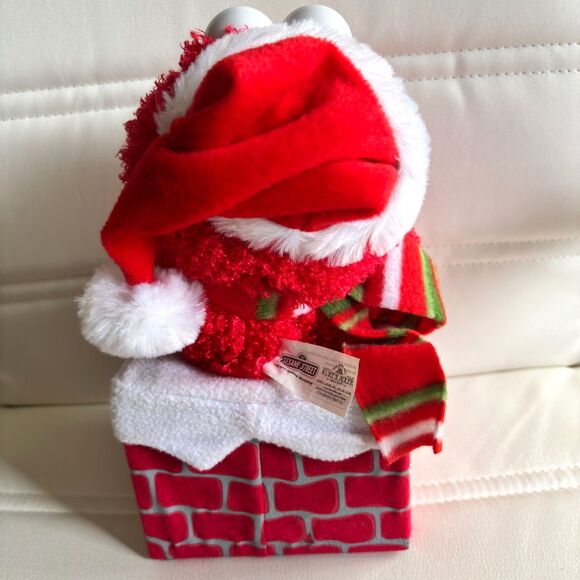 KURT S. ADLER Vintage Sesame Street Workshop Christmas Elmo Animated Plush 12"X6 - Picture 2 of 6